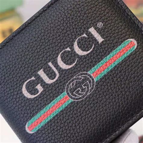 gucci print wallets for men|gucci men wallet outlet.